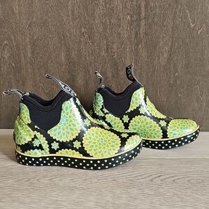 Bogs Mattie Dahlia Ankle Rain Boot, Size‎ Youth 11